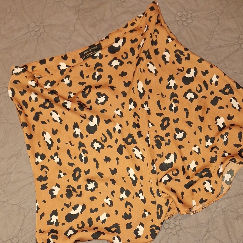 OU Leopard Print Skirt